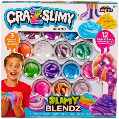 Produktbild von Cra-z-art Schleim Spielzeug Slimy Blendz Set bunt sensorischer Spaß