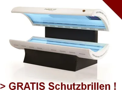 Produktbild von Hapro Topaz 24/1 Sonnenbank + Schutzbrillen Heimsolarium Solarium