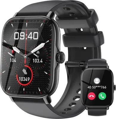 Immagine prodotto di Smartwatch con display da 1,85", funzione di chiamata, orologio fitness, cardiofrequenzimetro, monitoraggio del sonno