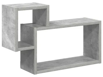 Immagine prodotto di vidaXL Mensola da parete, supporto in grigio cemento, 55 x 15 x 35 cm, materiale composito di legno