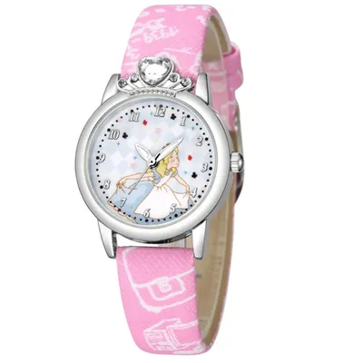 Produktbild von Niedliche Kinderuhr Cute Princess in Roségold für kleine Mädchen KP33587
