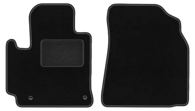 Obrázok produktu pre Predné velúrové koberce pre: Toyota RAV4 II 2WD 2001-2005 (3dv.) – 2 ks, čierne, na mieru – Wielganizator LUX