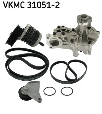Produktbild von SKF VKMC 31051-2 Wasserpumpe + Keilrippenriemensatz für VW PASSAT Variant (3B5) PASSAT (3B2)