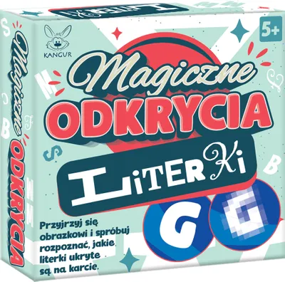 Zdjęcie produktu dla Kangur Magiczne Odkrycia: Literki - Nauka Alfabetu Dla Dzieci Od 5 Lat