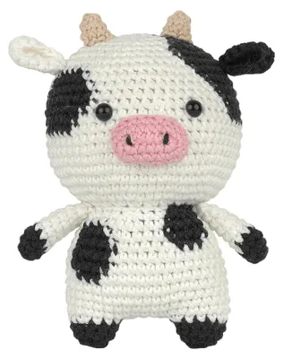 Imagen del producto de Kit de ganchillo Amigurumi "Gertie la vaca", 12,5 cm