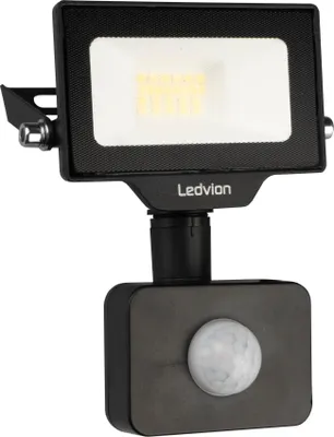 Produktbild von Ledvion LED Strahler mit Bewegungsmelder 10W IP44 4000K 1100lm
