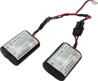 Image de Batterie de rechange pour Visonic 103-304742-2 2XER18505M Visonic MCS-740 SR-740 PG2