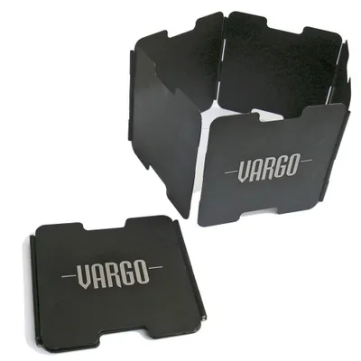 Produktbild von Vargo Aluminium Windschutz schwarz