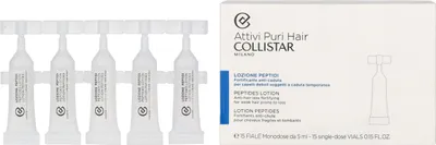 Produktbild von Collistar Lozione Peptidi Anti-Caduta, Unisex, 5 ml, Anti-Haarausfall, Flüssigkeit, Ampulle, AQUA, ALCOHOL DENAT., NIACINAMIDE, PANTHENOL, BUTYLENE GLYCOL, CAFFEINE, PEG-40 HYDROGENATED...
