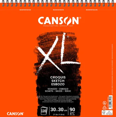 Produktbild von Canson Sp XL Sketch Skizzenbuch 120 30 x 30 cm 90 g