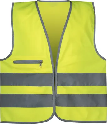 Produktbild von Safety Maker 44571 Kinder Sicherheitsweste, Warnweste, Reflektorweste, refkletierend für 7-14 Jahre, gelb