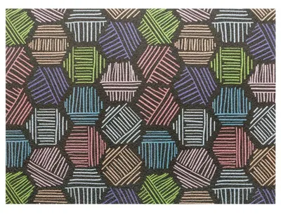 Imagen del producto de Alfombrilla antideslizante para interiores y exteriores, 100x120 cm