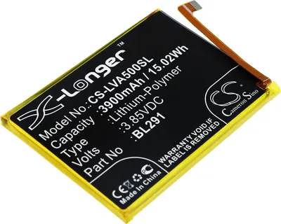 Produktbild von TECHTEK Akku Kompatibel mit [Lenovo] A5, L18021 Ersetzt BL291
