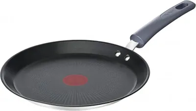 Produktbild von TEFAL Daily Cook G7313855 - Rund - Crêpe-Pfanne - Schwarz - Edelstahl - Keramik - Gas - Halogen - Induktion - Versiegelte Platte - Bakelit