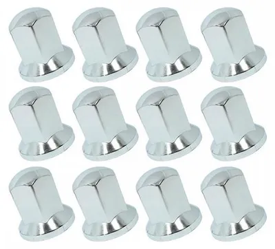 Produktbild von Radmutternkappen SW32 32mm lang aus verchromtem Kunststoff für Nutzfahrzeuge N32D