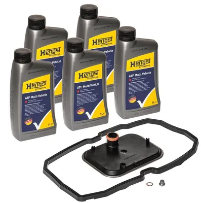 Produktbild von Ölwechselkit für Automatikgetriebe mit Öl HENGST FILTER für u.a. MB A-KLASSE