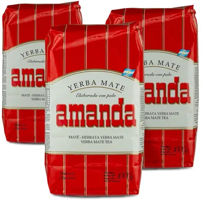 Immagine prodotto di Amanda Mate Tea Tradicional 3kg | Tè Mate dall'Argentina | Bevanda energetica