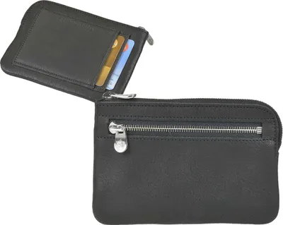 Produktbild von Sonnenleder Geldbörse Portemonnaie Geldbeutel Leder Monteverdi Damen Herren schwarz 822-395-02