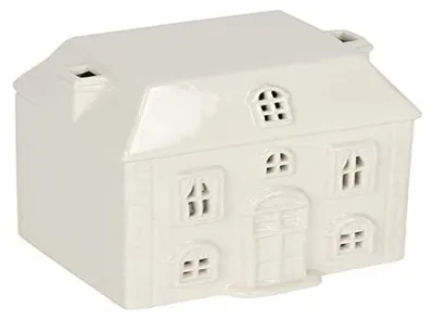 Keramik-Hausölbrenner, weiß, 12x12x10 cm, 1 Stück