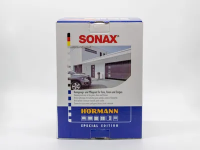 Immagine prodotto di Hörmann SONAX Reinigungs- und Pflegeset 7-teilig Politurset, Schwämme für Tore