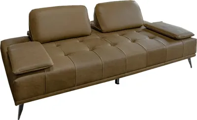 Produktbild von KAWOLA Sofa WIOLO Schlafsofa Daybed Leder camel