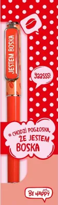Produktbild von Kugelschreiber „Ich bin göttlich“ – Be-Happy Gifts