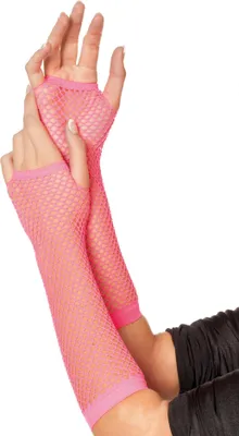 Produktbild von Fingerlose Netzhandschuhe neon-pink