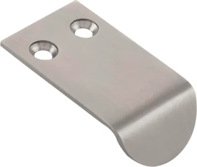 Zdjęcie produktu dla Uchwyt żaluzji Xica LA 12, szerokość 28 mm, szczotkowana stal nierdzewna