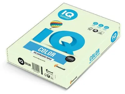 Zdjęcie produktu dla Papier kolorowy IQ Color A4 - GN27, jasnozielony, 80 g/m2, 500 arkuszy
