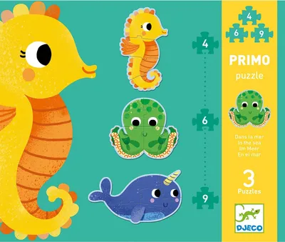 Obrázek produktu pro Evoluční skládačky V oceánu, Djeco