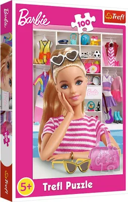 Zdjęcie produktu dla Puzzle Trefl Barbie, 100 szt