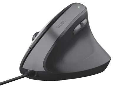 Imagen del producto de Yuno Vertikale, ratón ergonómico para diestros, con cable, color negro