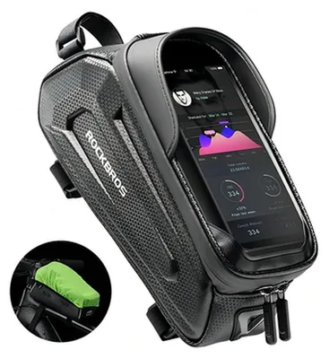 Produktbild von Rockbros B68 Bike frame bag Phone pocket 1.7l Black