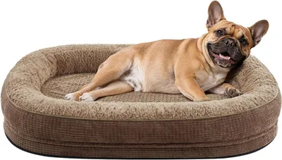 Produktbild von Orthopädisches Hundebett, Memory-Schaum, wasserdicht, rutschfest, für Innenbereich