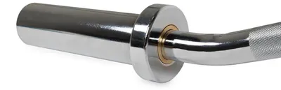Produktbild von Olympische Langhantel für Bizepscurls - 120 cm gebogen - Tragfähigkeit: 150 kg - Legierter Stahl - Für das Training der Armmuskulatur
