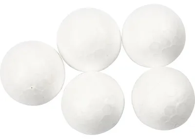 Produktbild von Styropor-Kugeln, D 2 cm, Weiß, 200 Stk/ 1 Pck [HOB-543000]