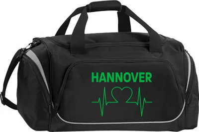 Produktbild von multifanshop Sporttasche - Hannover - Herzschlag, schwarz, Größe one size