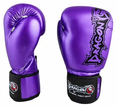 Obrázok produktu pre Rukavice na box pre favely, Muay Thai, kickbox, tréning a sparing, unisex, boxerské rukavice, rukavice na box, kickboxové rukavice, MMA, bojové športy, čierna farba, pre dospelých, veľkosti 8, 10, 12 oz. Muay Thai boxerské rukavice (fialová, 8 oz)