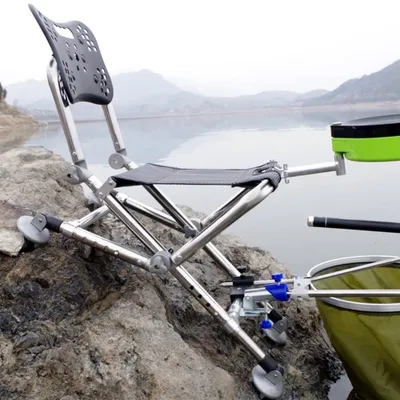 Image de Chaise de camping pliable avec dossier