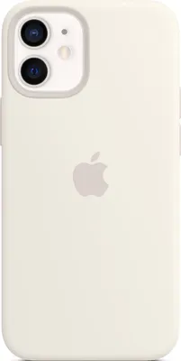 Produktbild von Apple iPhone 12 Mini Hülle - Silikon - Soft Case, Backcover - Weiß