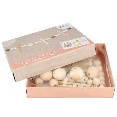 Image de Kit de bricolage pour décorations de Noël - Guirlande en bois Souvenirs