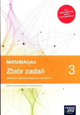 Immagine prodotto di Nowa Era Matematyka Zbiór zadań klasa 3 podstawa i rozszerzenie