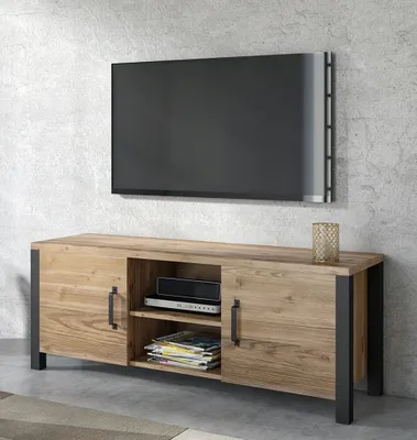 Obrázek produktu pro Moderní televizní stolek OKAL - appenzeller / černý