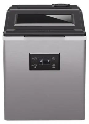 Obrázok produktu pre Klarstein FrostMaster výrobník ľadových kociek- 40 kg/deň, 34 kociek ľadu za 15 minút, nehrdzavejúca oceľ, LED ovládací panel, naberačka ľadu, výrobník kociek ľadu, výrobník ľadu, dávkovač kociek ľadu