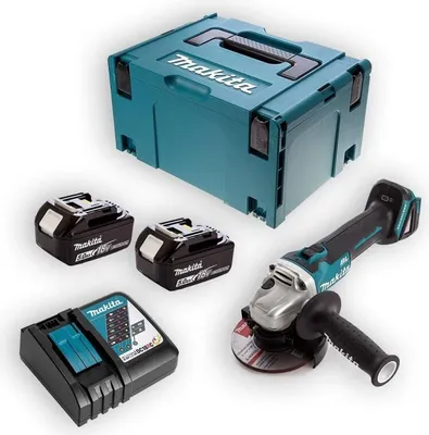 Produktbild von Makita DGA506RTJ, 8500 RPM, 12,5 cm, Akku, 5 Ah, 2,5 kg