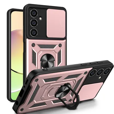 Produktbild von Outdoor Panzer Hülle für Samsung Galaxy A05s mit Kameraschutz Ringhalter Bumper  Rosegold