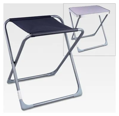 Produktbild von Campinghocker mit Tischplatte 2-in-1 - 47x37cm