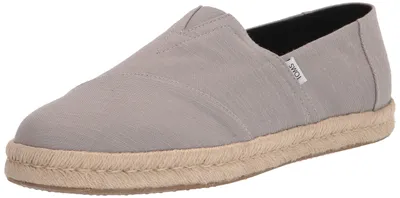 Obrázok produktu pre Pánske espadrilky TOMS Alpargata Rope 2.0, čierna, vyrobené z recyklovanej bavlny s textúrou, veľkosť 39