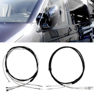 Image de Faisceau de câbles d'origine Kufatec pour rétroviseurs extérieurs rabattables, compatible avec VW T6