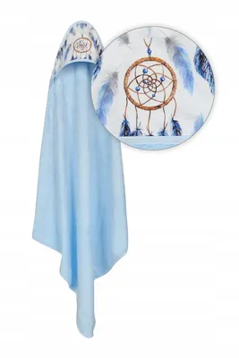Produktbild von BAMBOO DESIGN Bademantel 100x100 Baby Blue Catchers